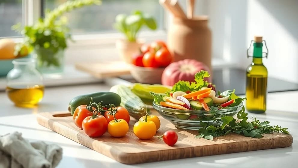 Hälsosam matlagning för daglig wellness